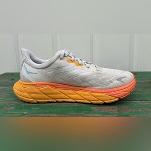 Hoka One One Arahi 6 Shoes Womens 8B Nimbus Cloud Orange Running Gym Sneakers